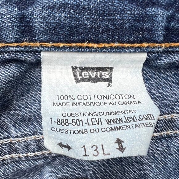 Levi's 518 Vintage 90s Jeans Women's Blue 100% Cotton  Size 13 - Picture 4 of 4